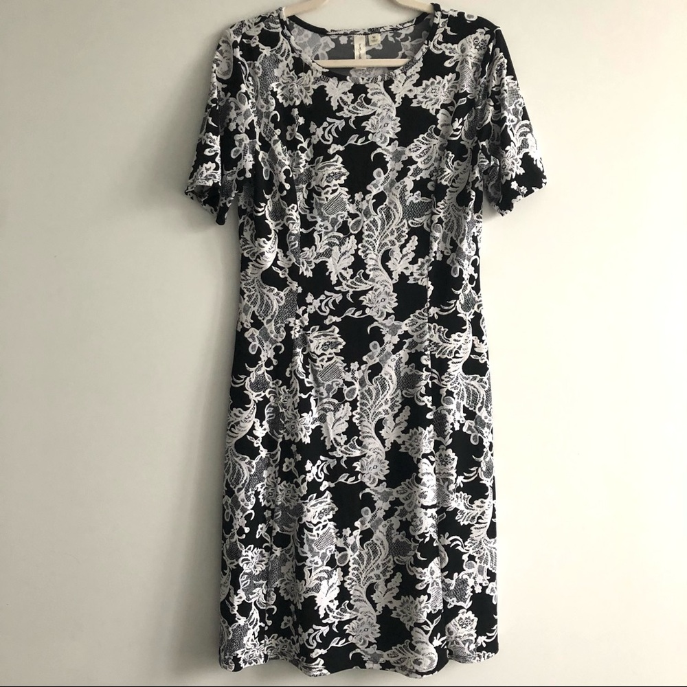 Black and White Dress